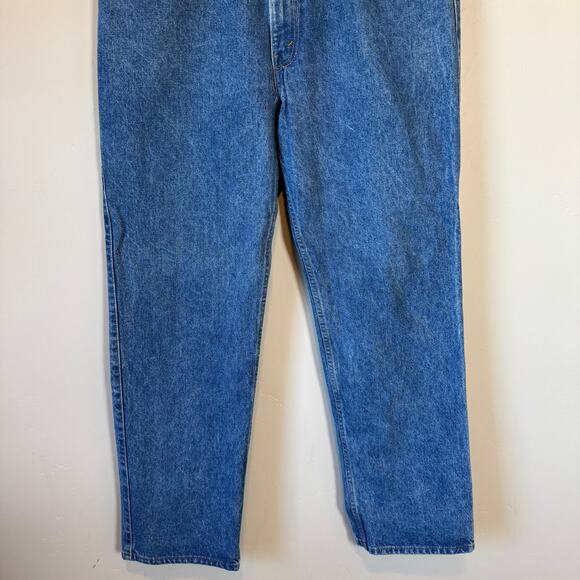 Vtg 80s 90s Levi's 549 Relaxed Fit Jeans W42 L32 Acid Wash Stone Wash USA Made - Picture 4 of 12
